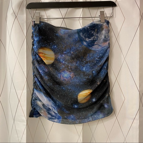 MESH GALAXY SKIRT - Picture 2 of 7